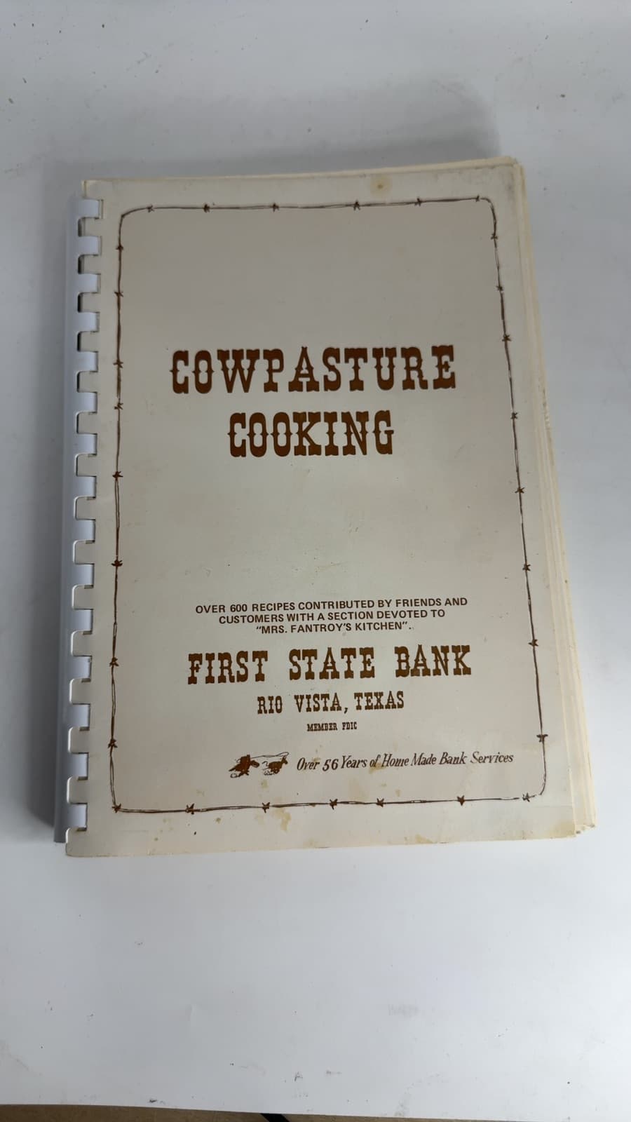 Cowpasture Cooking - front cover
