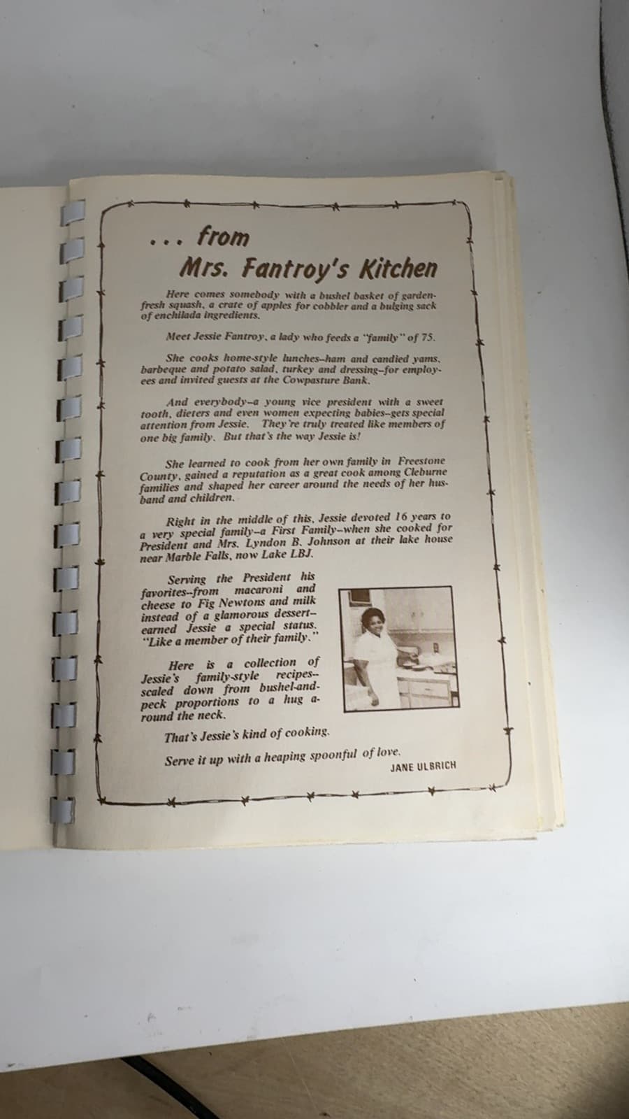 Cowpasture Cooking - title page