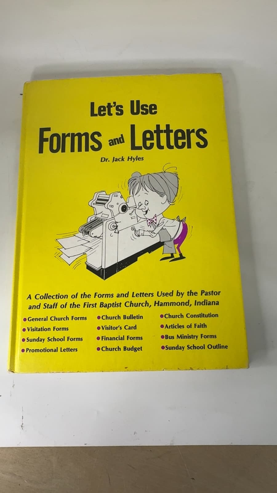 Let's Use Forms and Letters by Dr. Jack Hyles - front cover