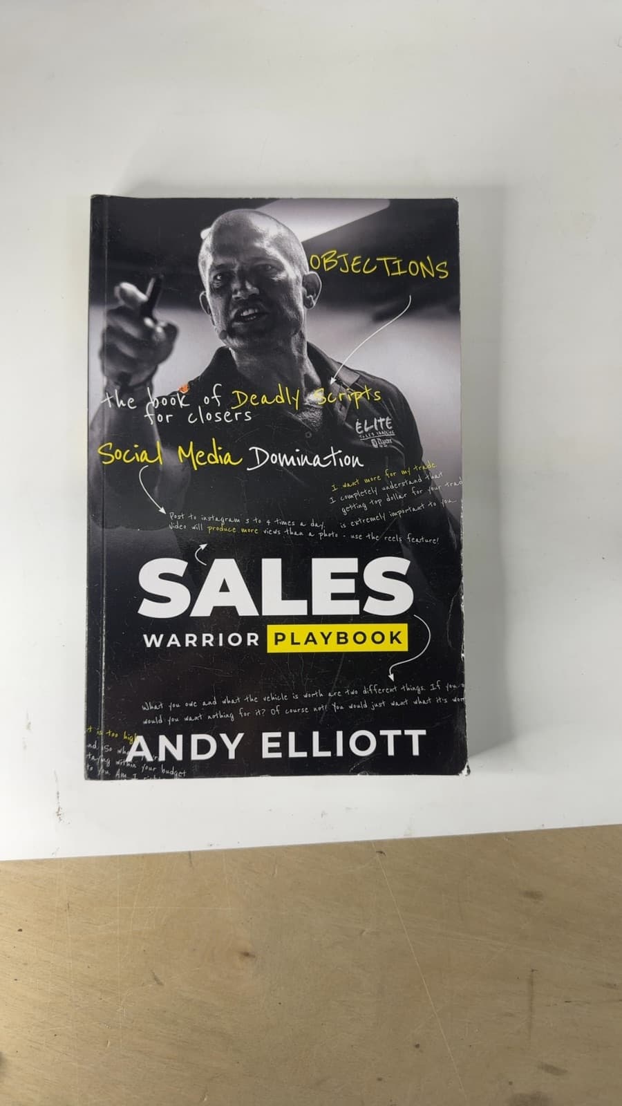 Sales Warrior Playbook by Andy Elliott - front cover