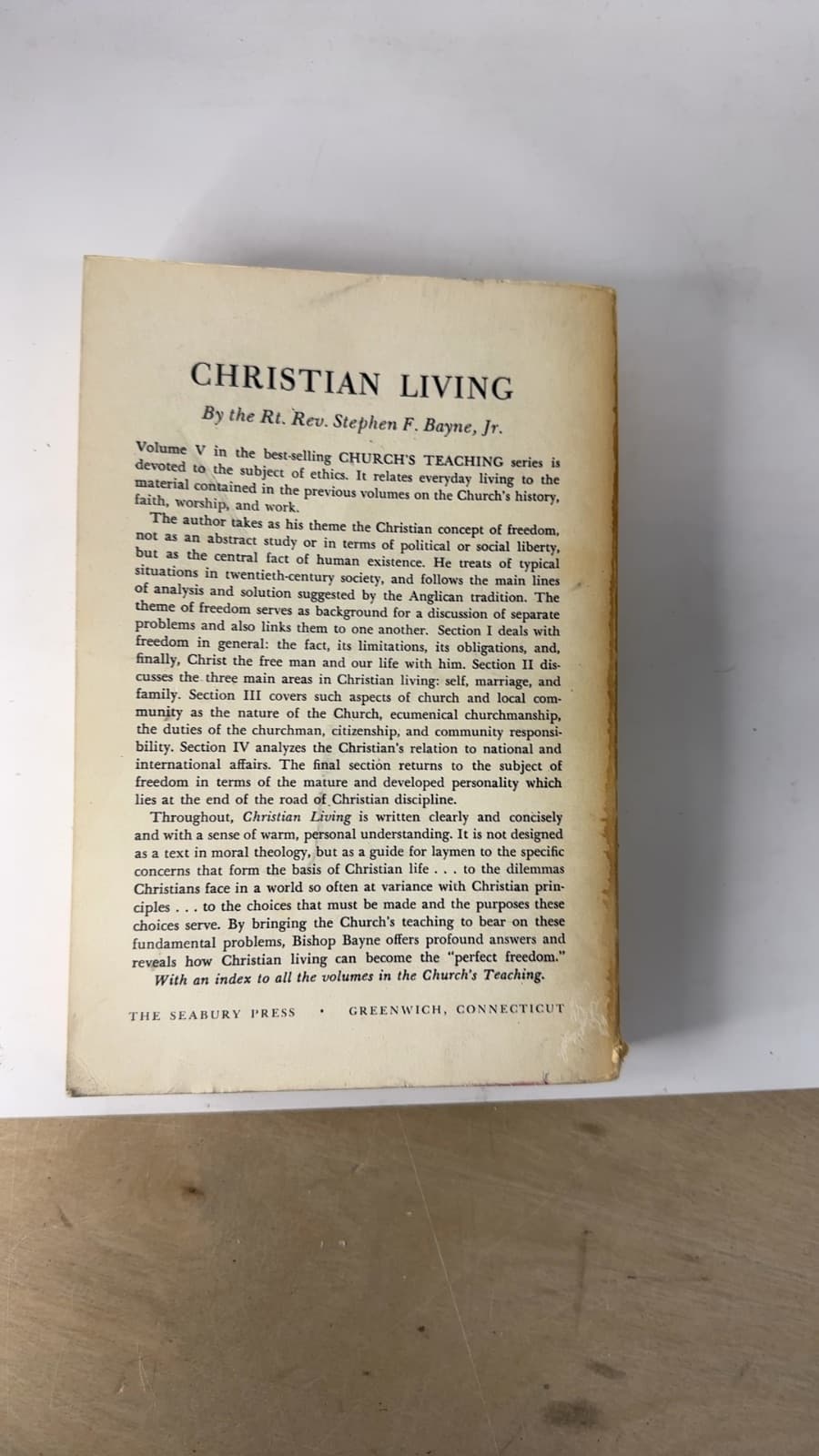 Christian Living by Stephen F. Bayne, Jr. - additional view