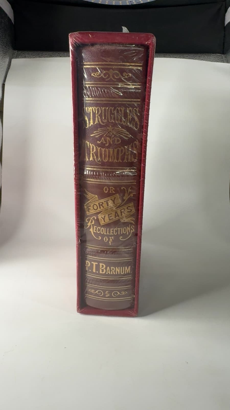 Struggles and Triumphs or Forty Years' Recollections of P.T. Barnum by P.T. Barnum - title page