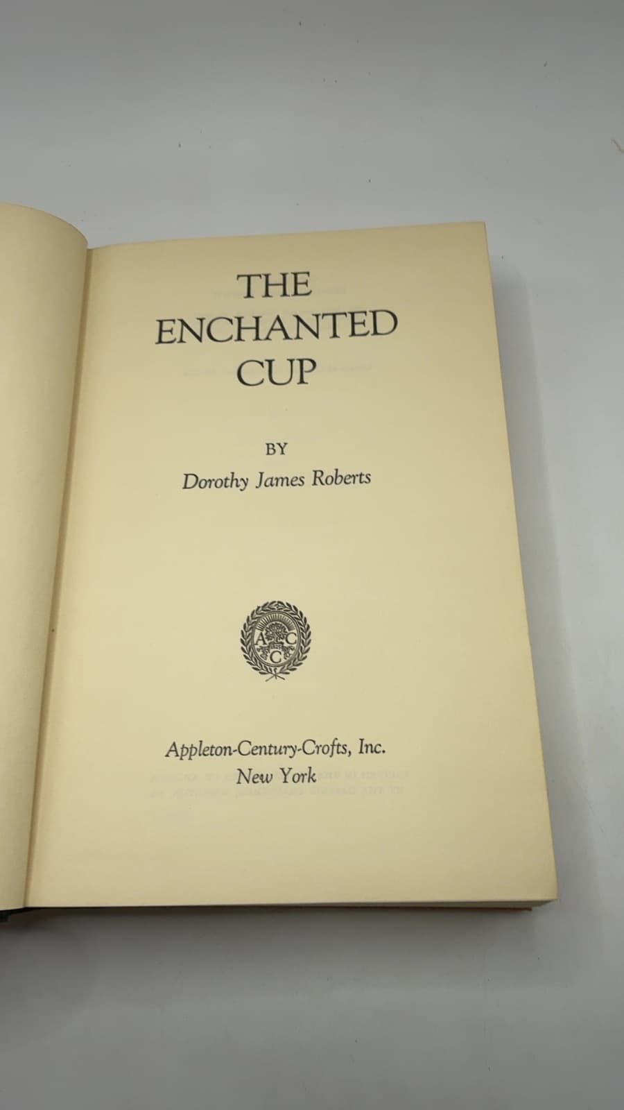 The Enchanted Cup by Dorothy James Roberts - title page