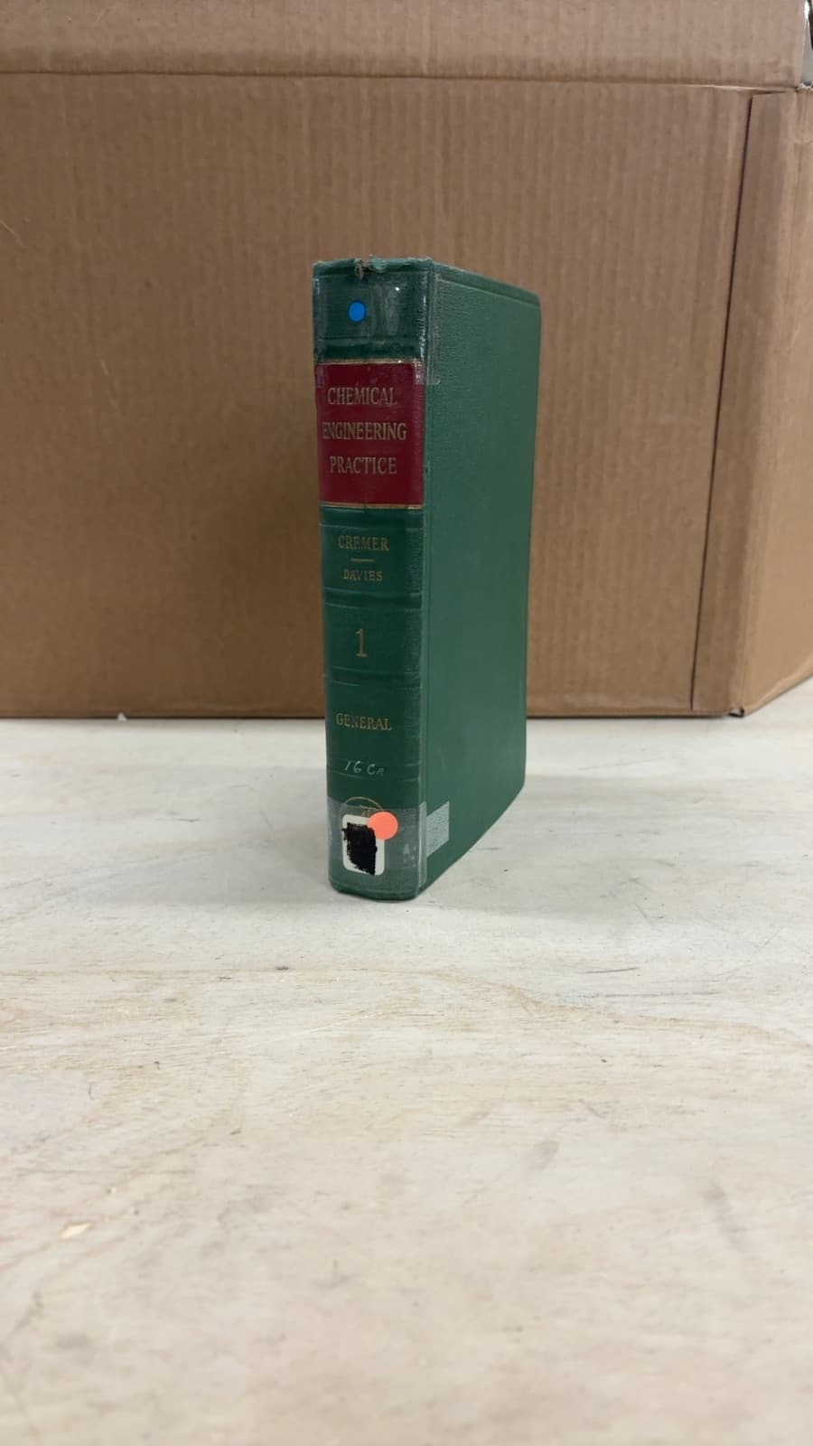 Chemical Engineering Practice vol.1 by Herbert W. Cremer, Trefor Davies - front cover