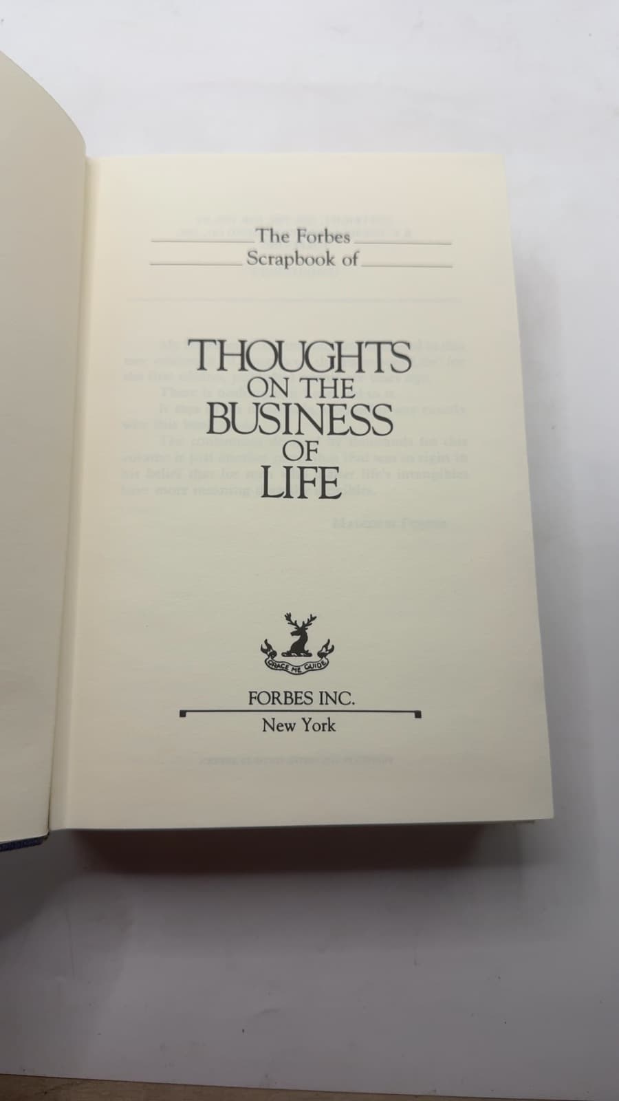 The Forbes Scrapbook of Thoughts on the Business of Life - additional view