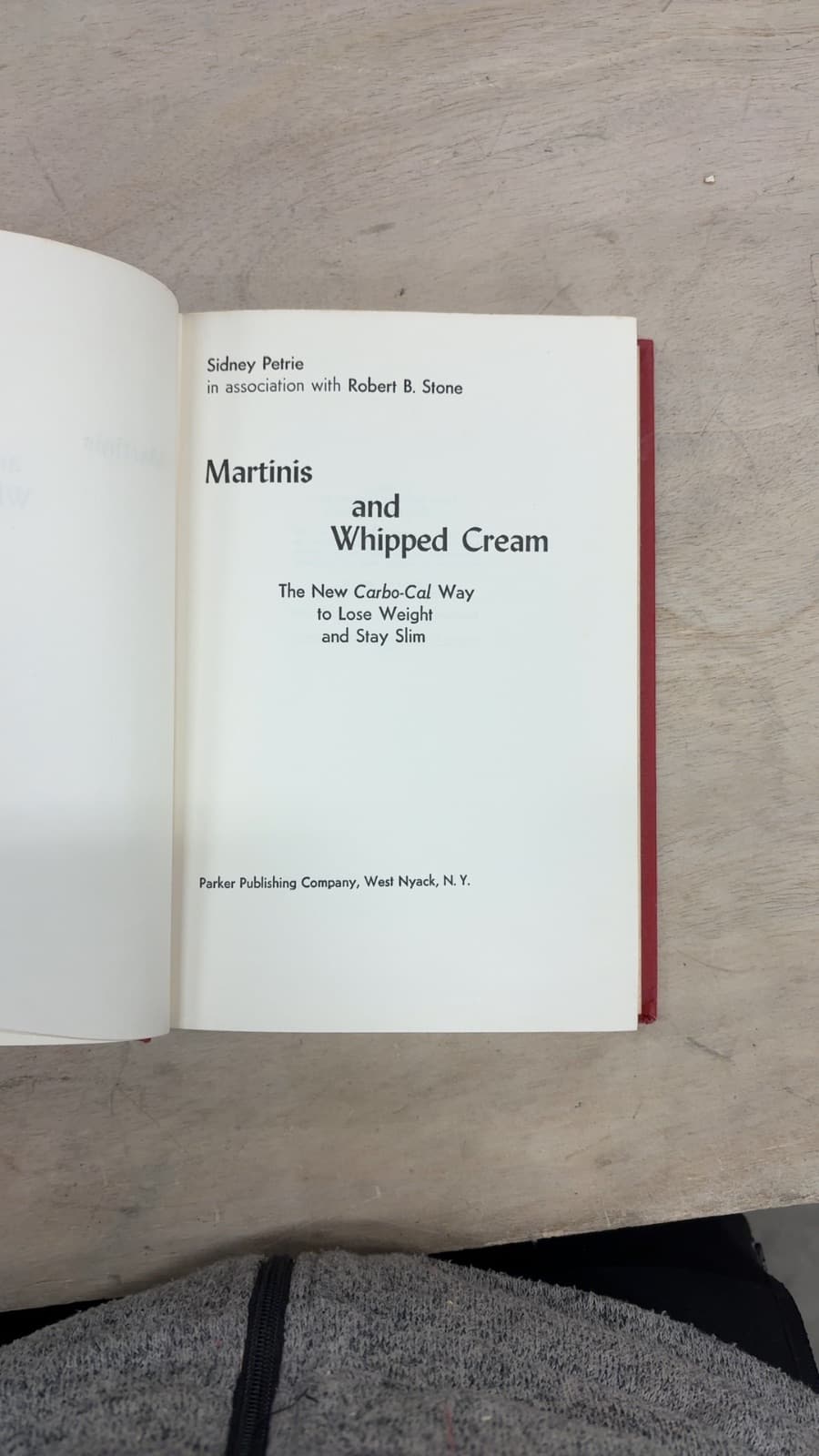 Martinis and Whipped Cream by Sidney Petrie in association with Robert B. Stone - title page