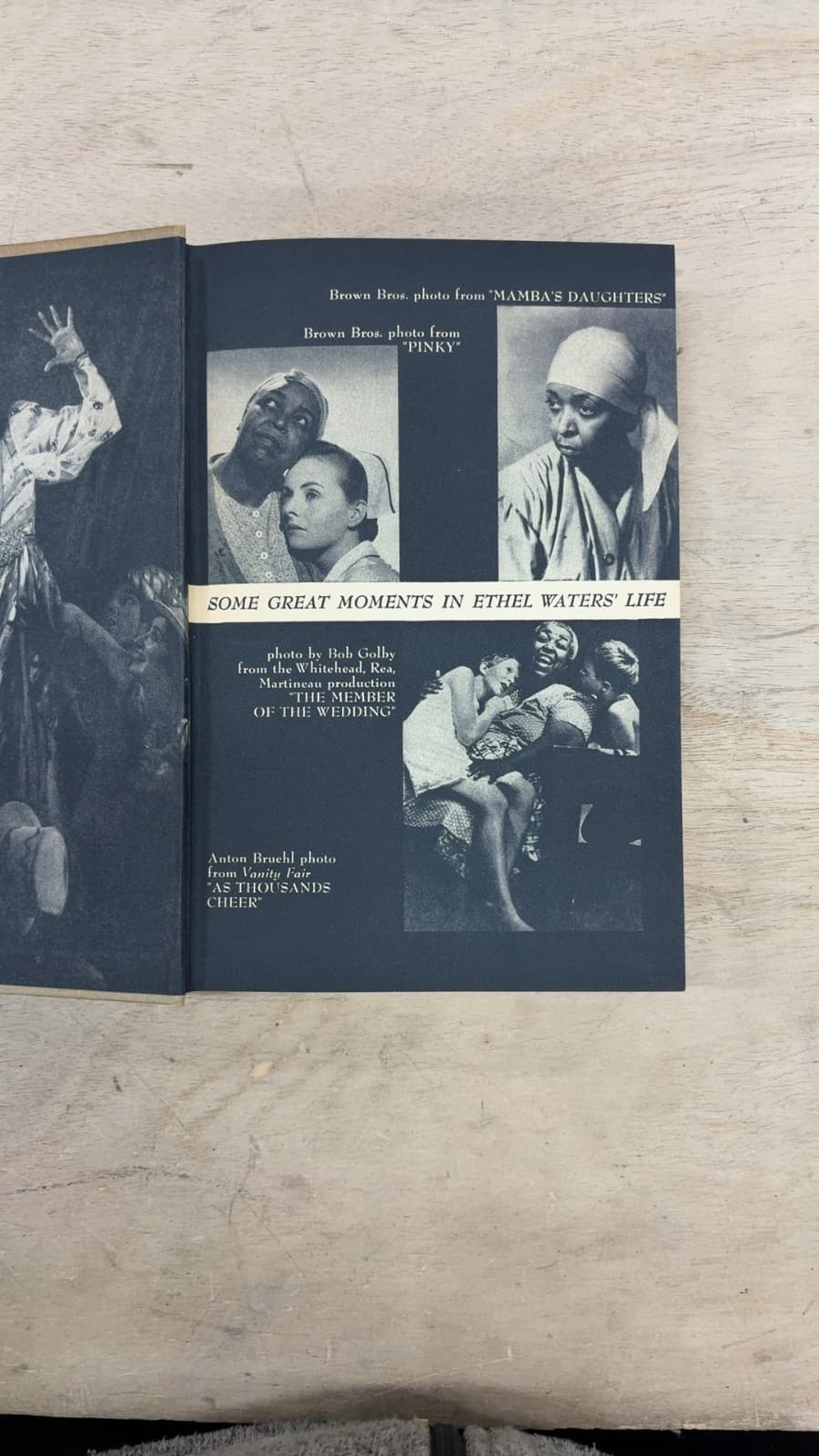 His Eye is on the Sparrow by Ethel Waters and Charles Samuels - title page