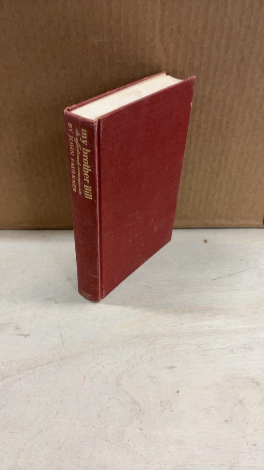 my brother Bill by John Faulkner - front cover