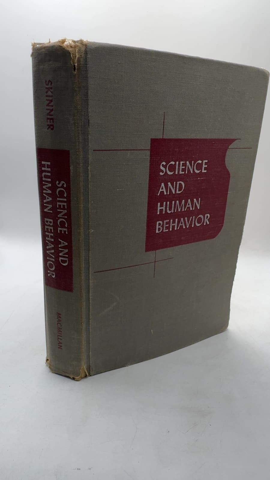 Science and Human Behavior by B. F. Skinner - front cover