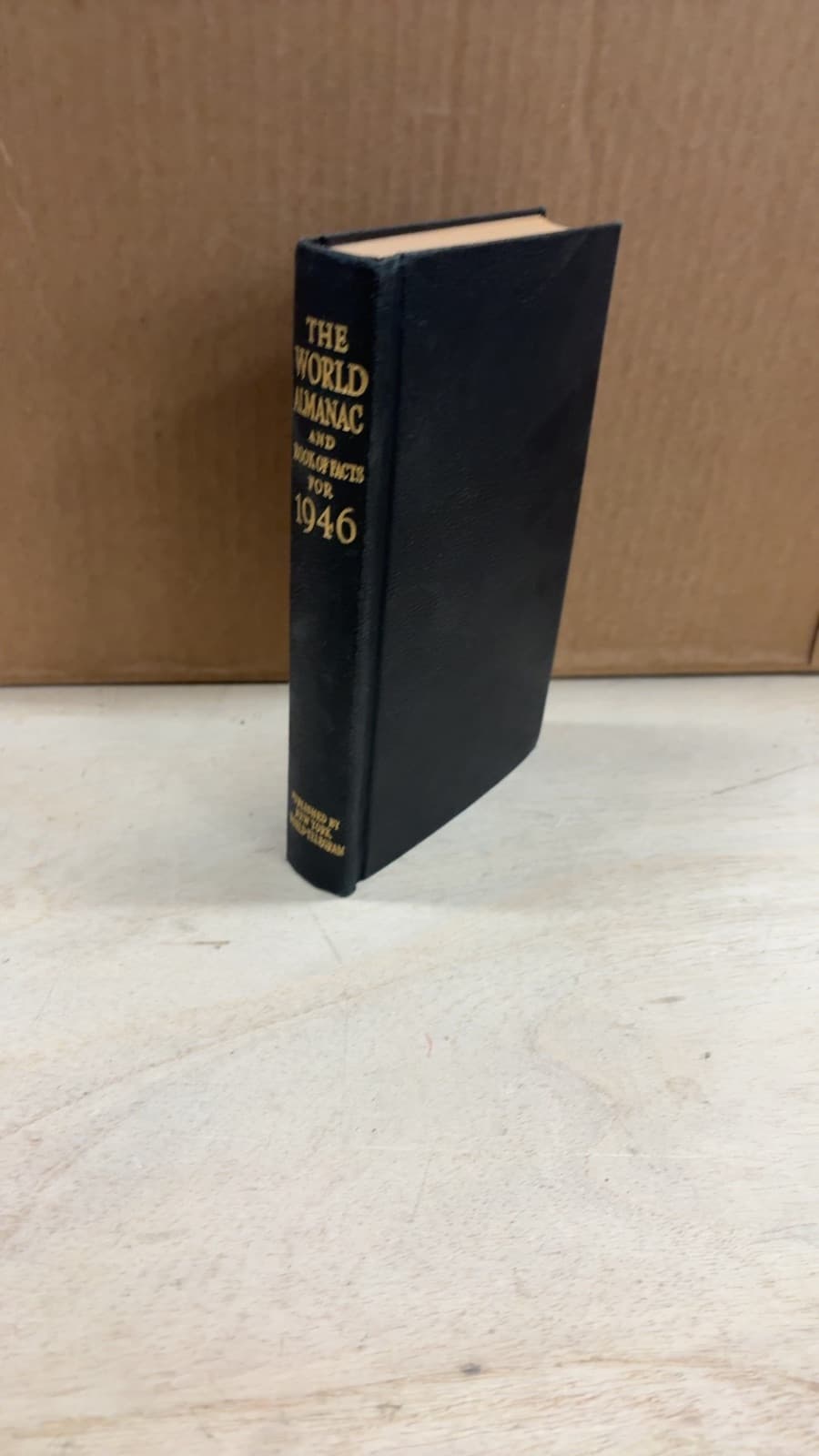 The World Almanac and Book of Facts for 1946 by E. Eastman Irvine - front cover
