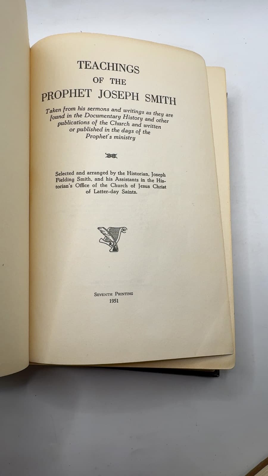 Teachings of the Prophet Joseph Smith by Joseph Fielding Smith - title page