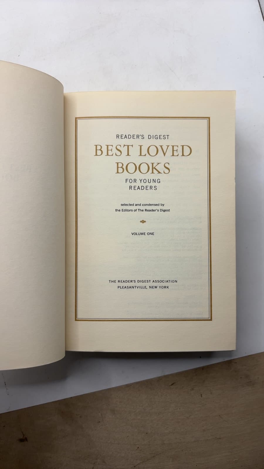 Reader's Digest Best Loved Books for Young Readers by selected and condensed by the Editors of The Reader's Digest - title page