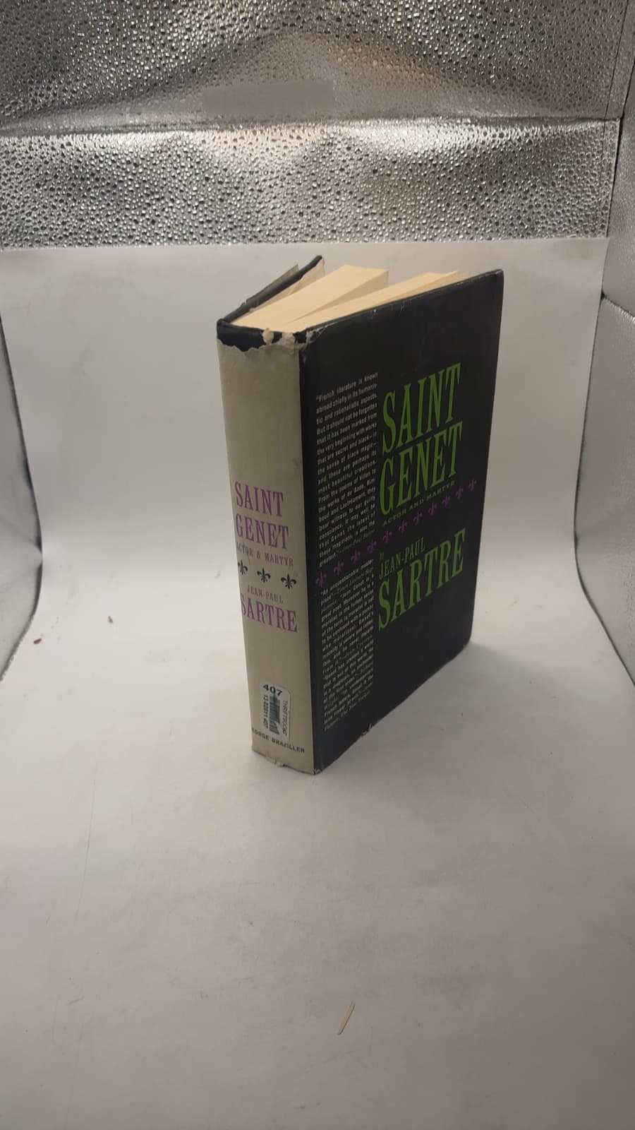 Saint Genet: Actor and Martyr by Jean-Paul Sartre - front cover