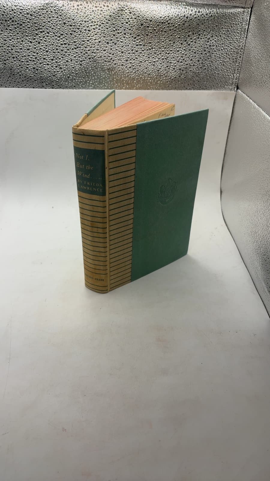 Not I, But the Wind... by Frieda Lawrence - front cover
