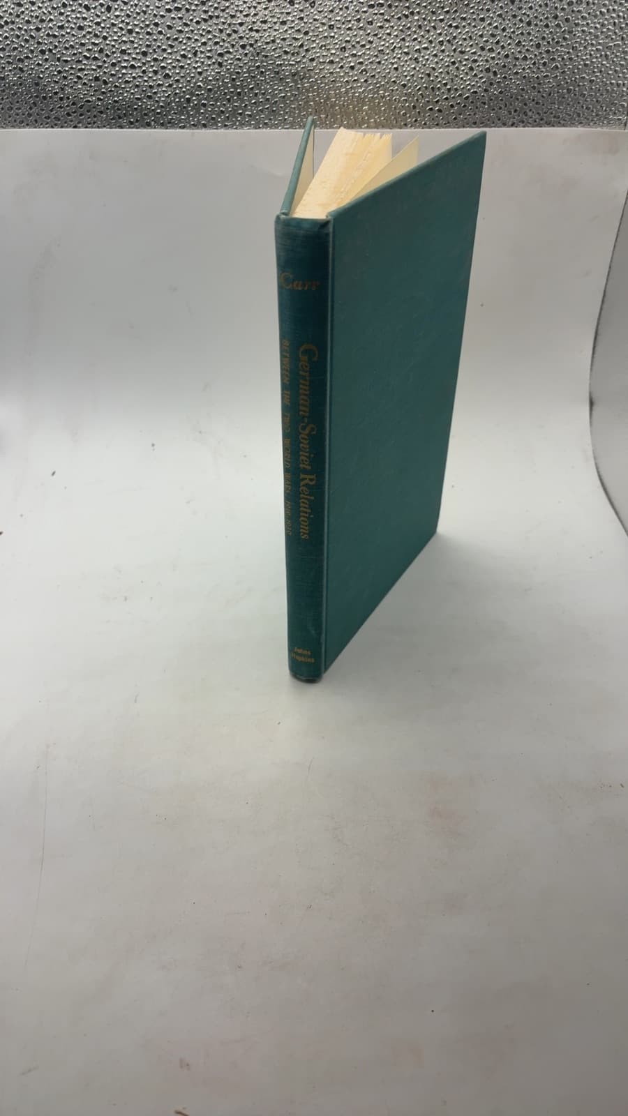 German-Soviet Relations Between the Two World Wars, 1919-1939 by Edward Hallett Carr - front cover