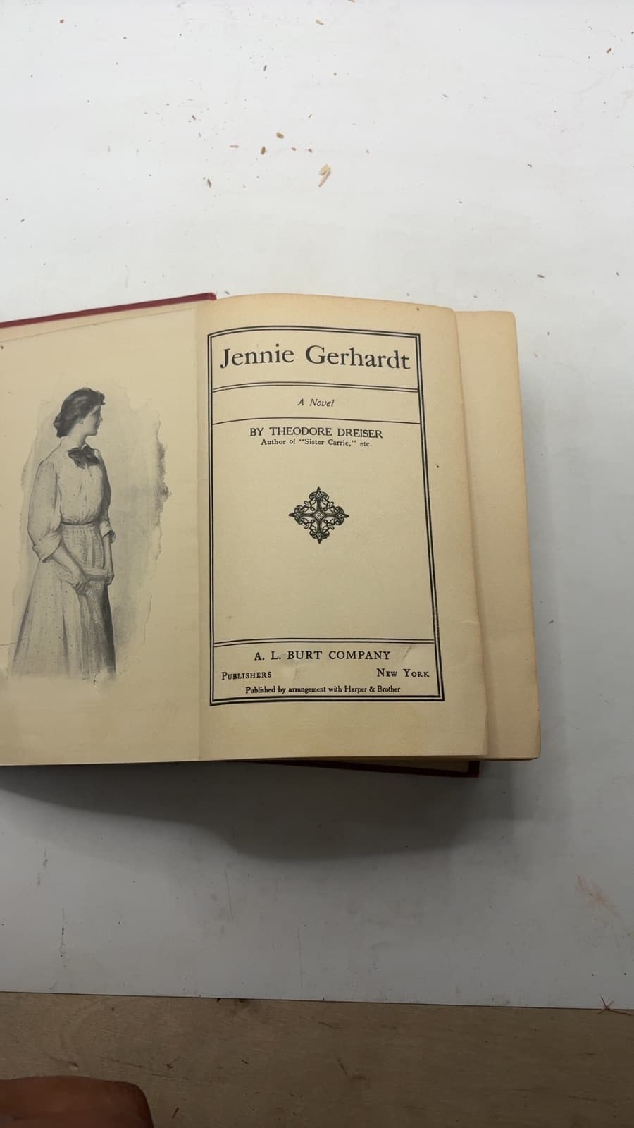 Jennie Gerhardt by Theodore Dreiser - title page