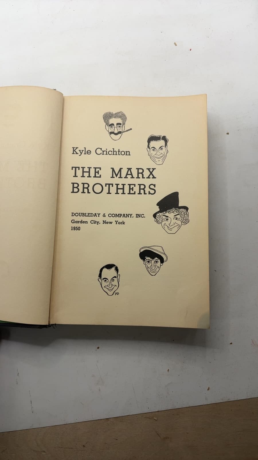 The Marx Brothers by Kyle Crichton - title page