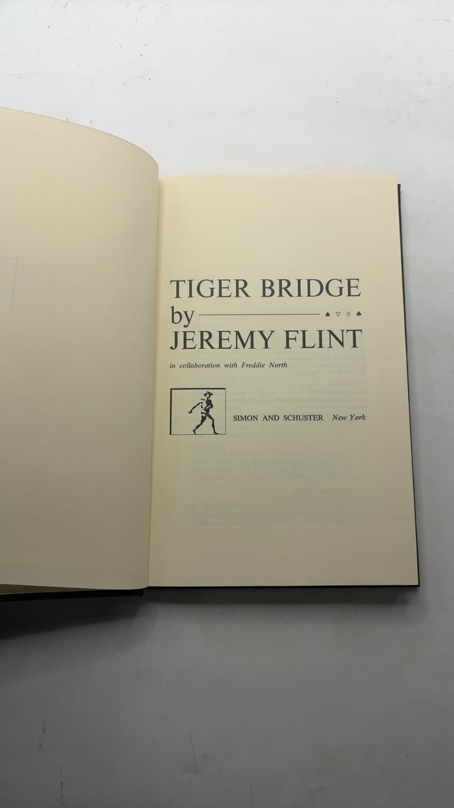 Tiger Bridge by Jeremy Flint - title page