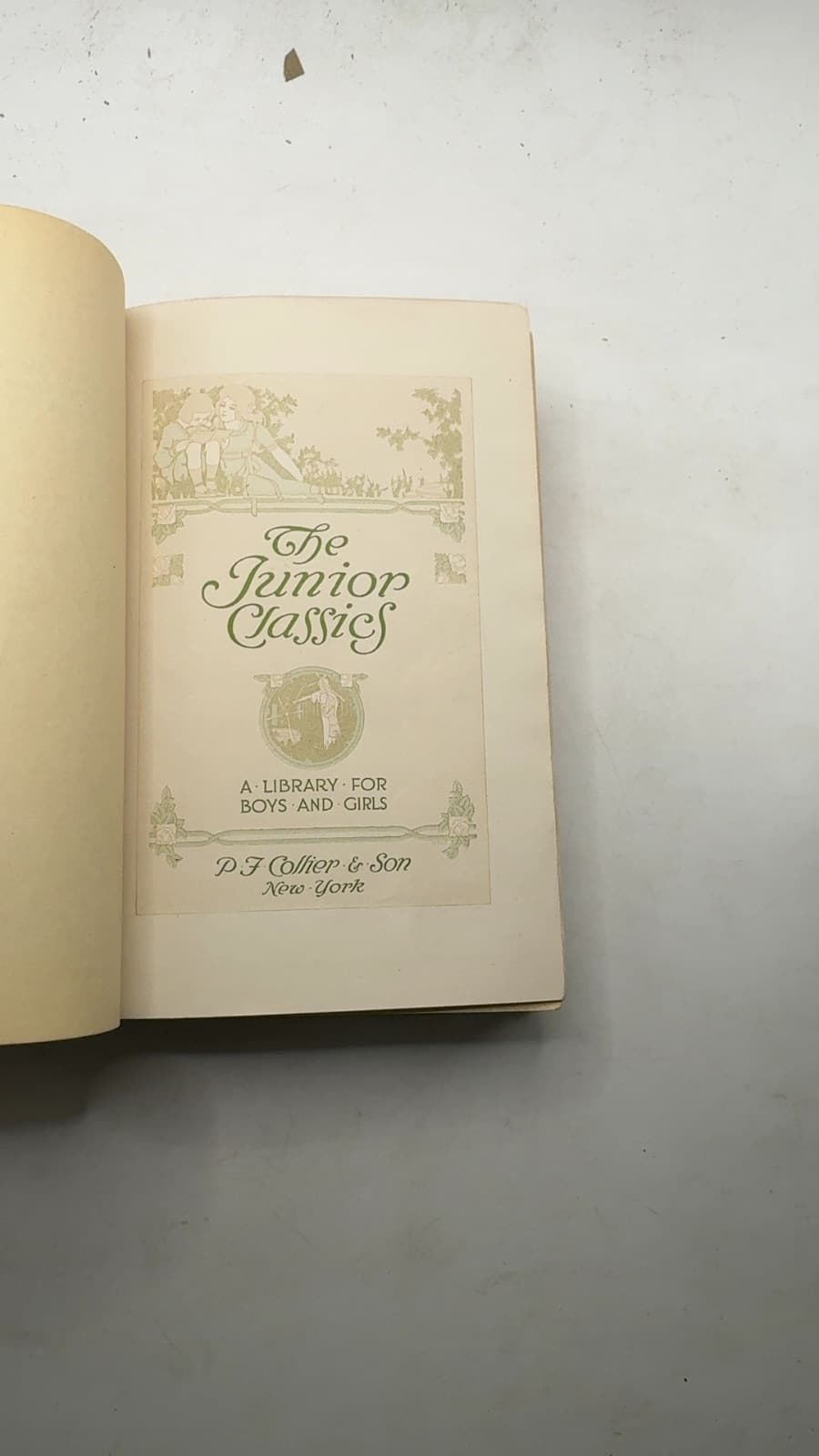 The Junior Classics - title page
