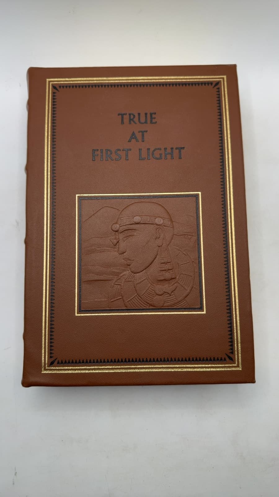 True at First Light by Ernest Hemingway - quarter view showing binding condition