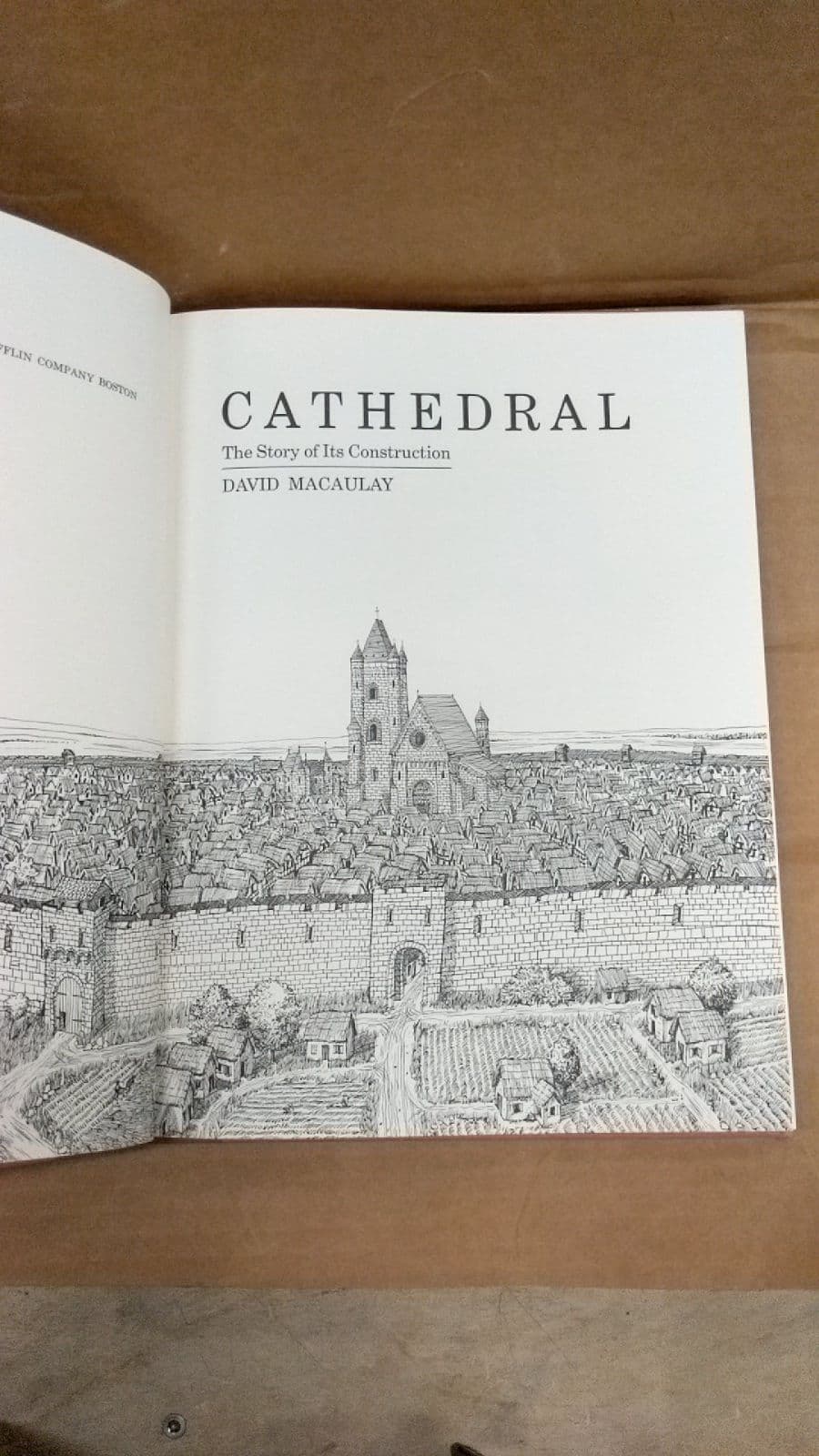 Cathedral: The Story of Its Construction by David Macaulay - title page