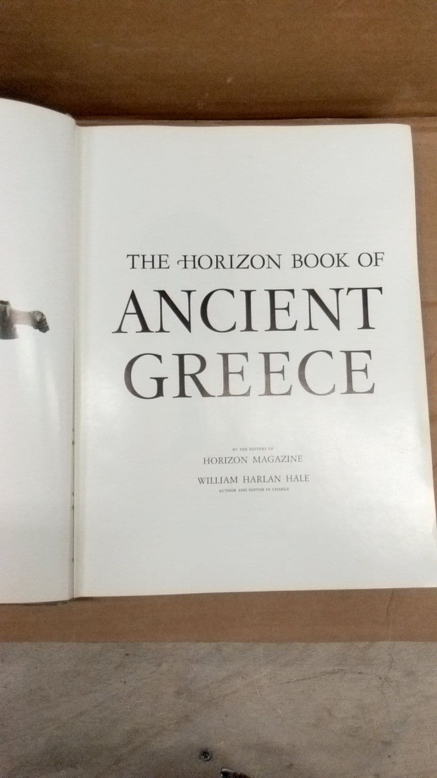 The Horizon Book of Ancient Greece by William Harlan Hale - title page