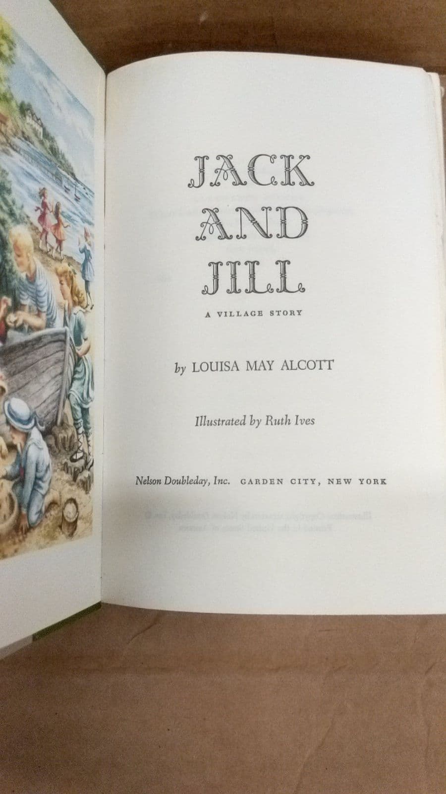 Jack and Jill by Louisa May Alcott - title page