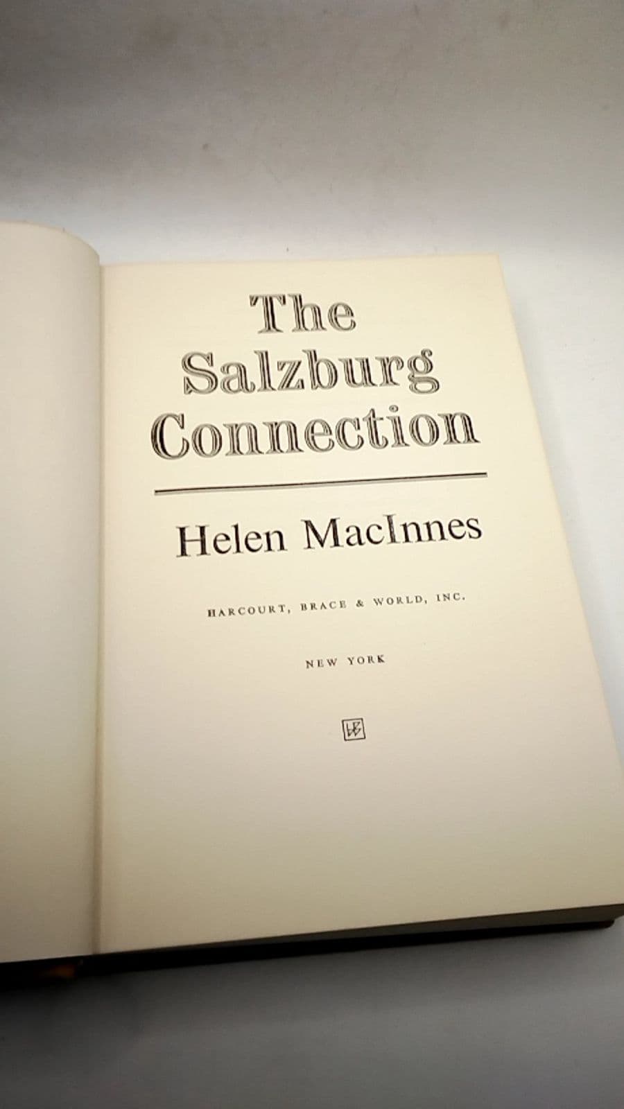 The Salzburg Connection by Helen MacInnes - title page