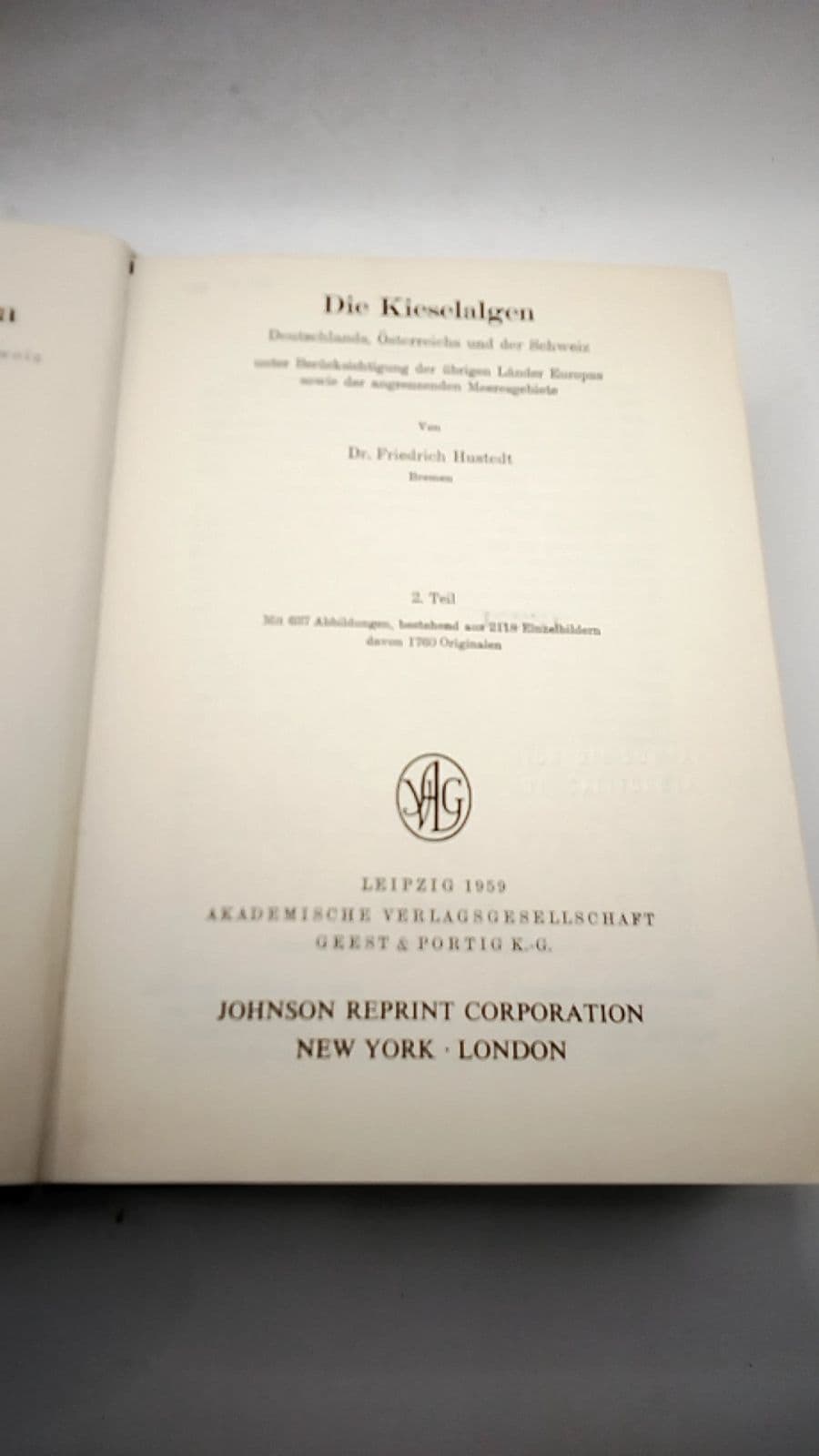 Die Kieselalgen Vol. 7, Part 2 by Dr. L. Rabenhorsts - title page