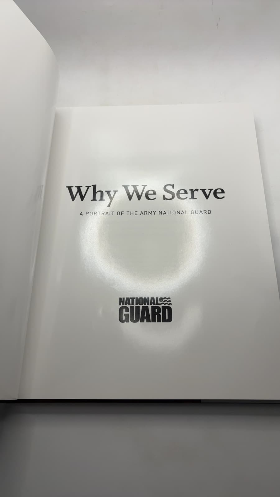 Why We Serve: A Portrait of the Army National Guard - title page