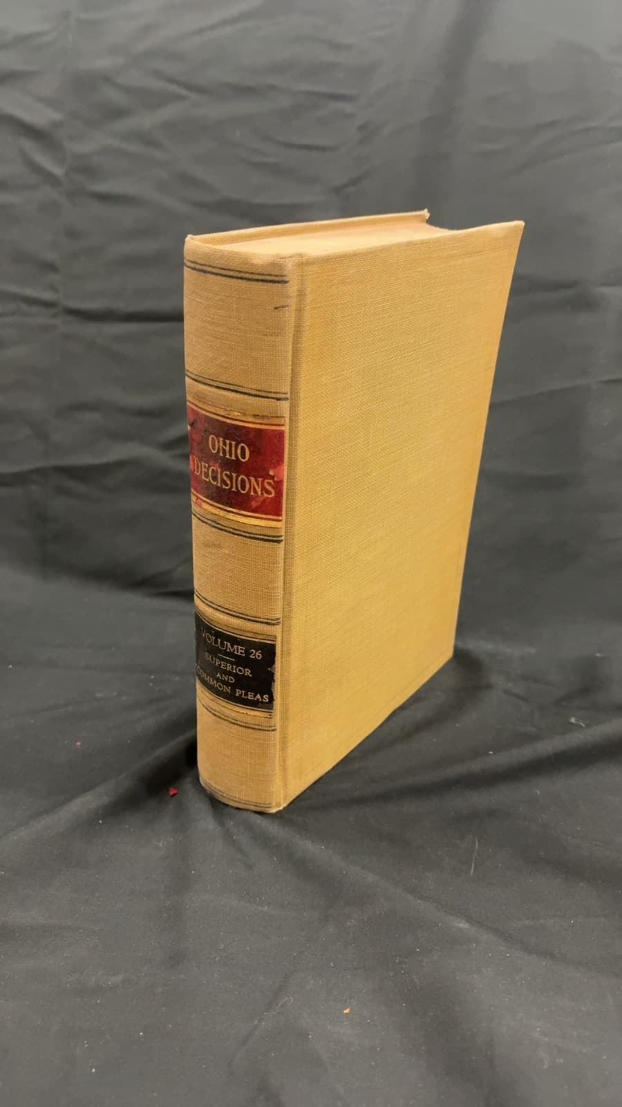 Ohio Decisions Volume 26 by W. J. Tossell - front cover