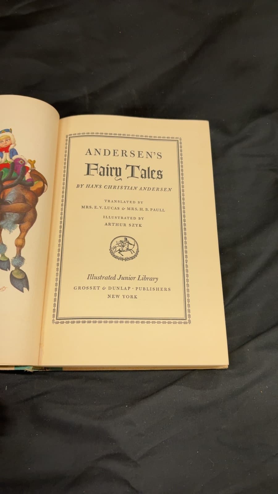 Andersen's Fairy Tales by Hans Christian Andersen - title page