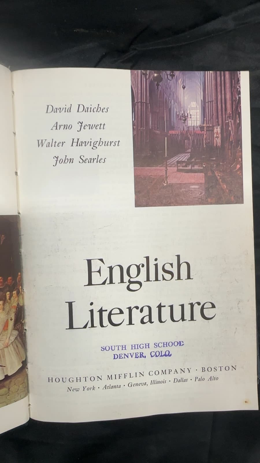 English Literature by David Daiches, Arno Jewett, Walter Havighurst, John Searles - title page