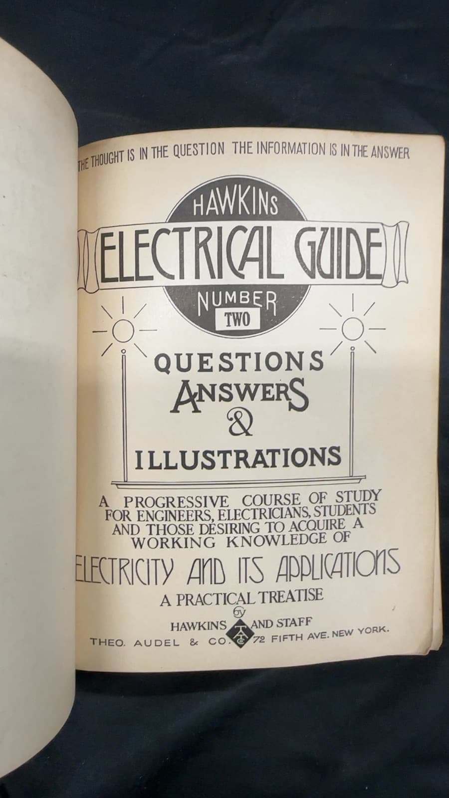 Hawkins Electrical Guide Number Two by Hawkins and Staff - title page