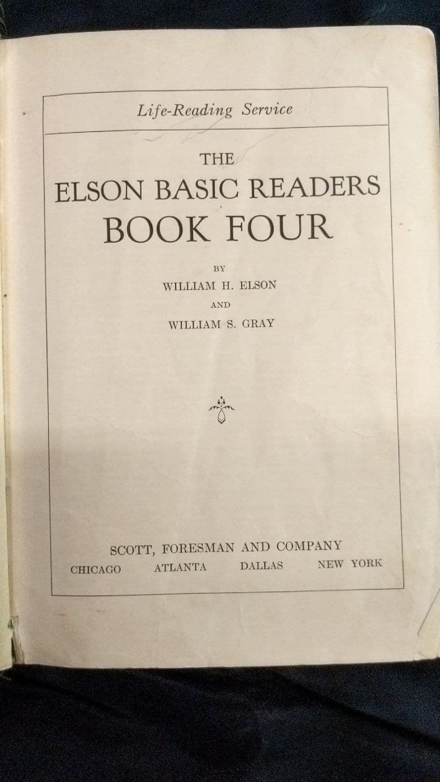 The Elson Basic Readers Book Four by William H. Elson and William S. Gray - title page