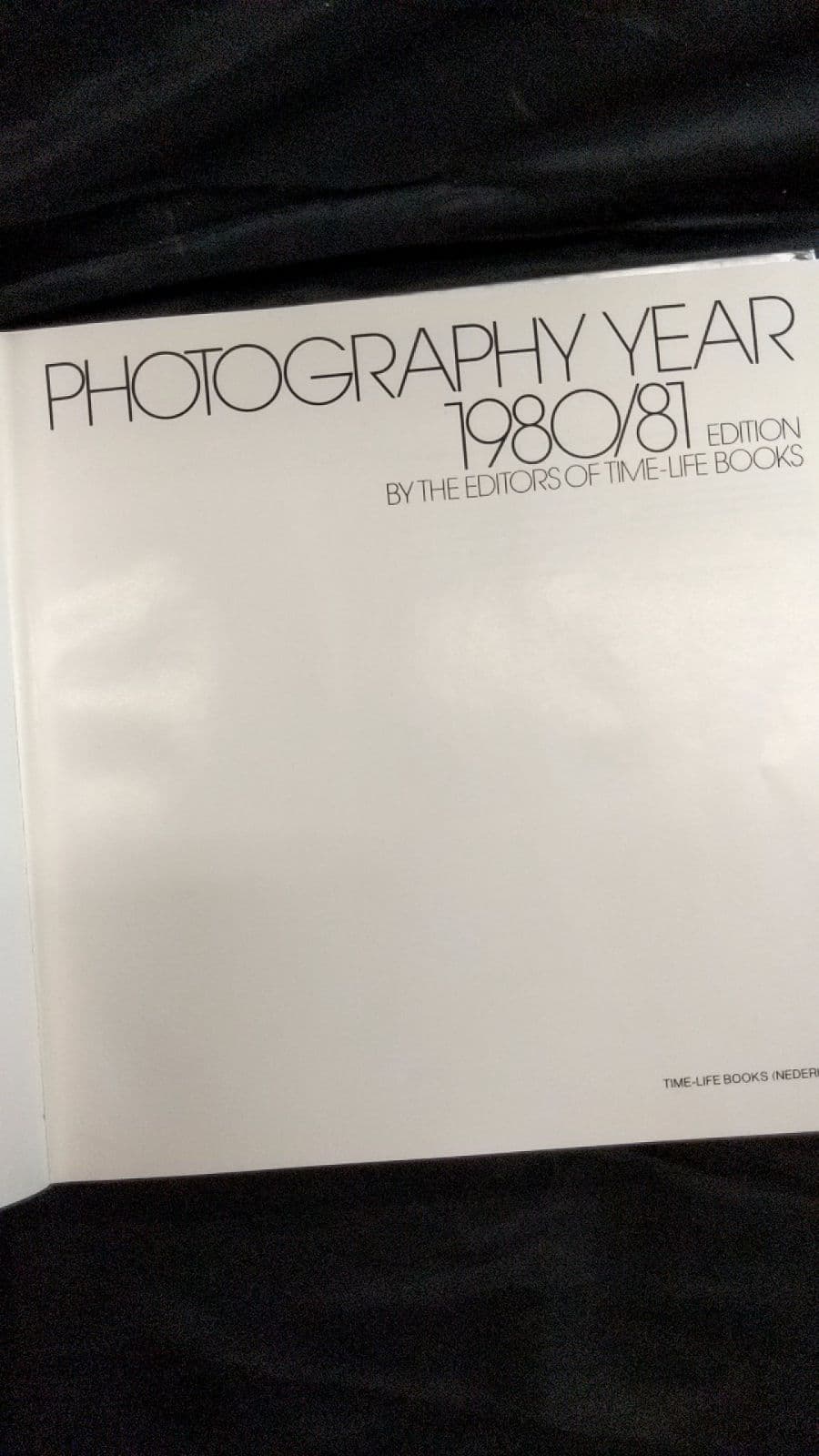 Photography Year 1980/81 Edition by By the Editors of Time-Life Books - title page