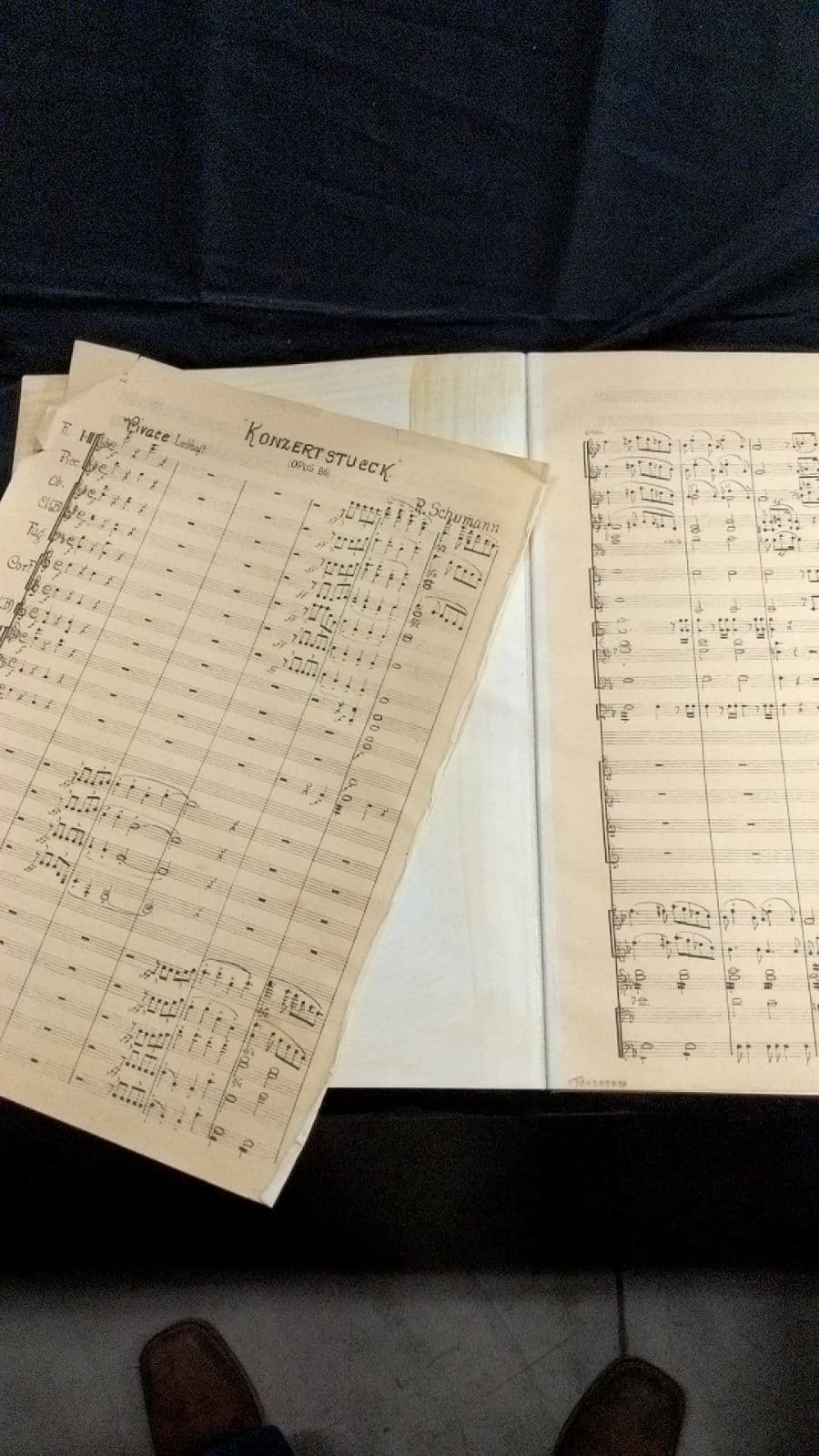 Konzertstueck Opus 86 by R. Schumann - title page