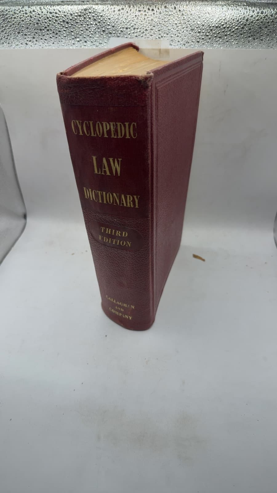 The Cyclopedic Law Dictionary by Walter A. Shumaker and George Foster Longsdorf - front cover