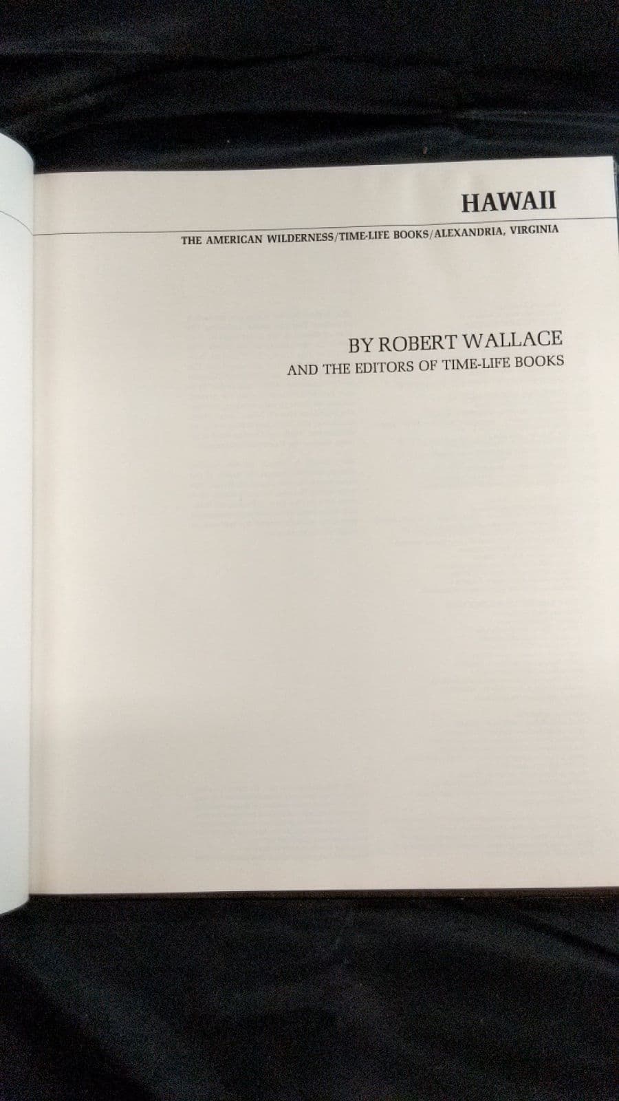 Hawaii by Robert Wallace and the Editors of Time-Life Books - title page