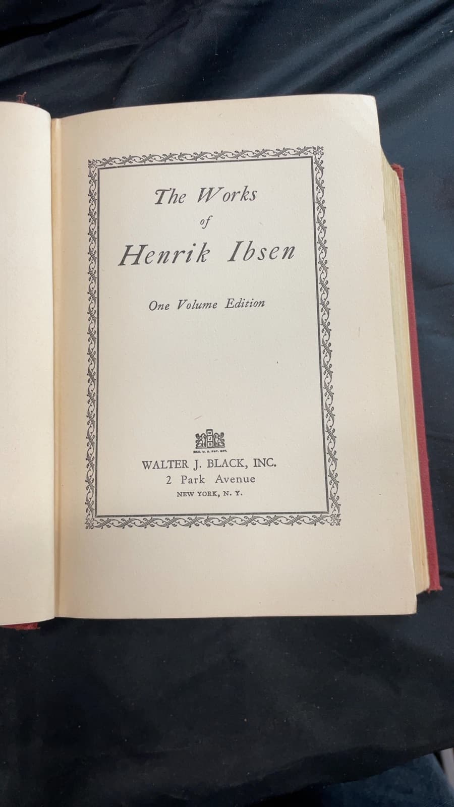 The Works of Henrik Ibsen by Henrik Ibsen - title page