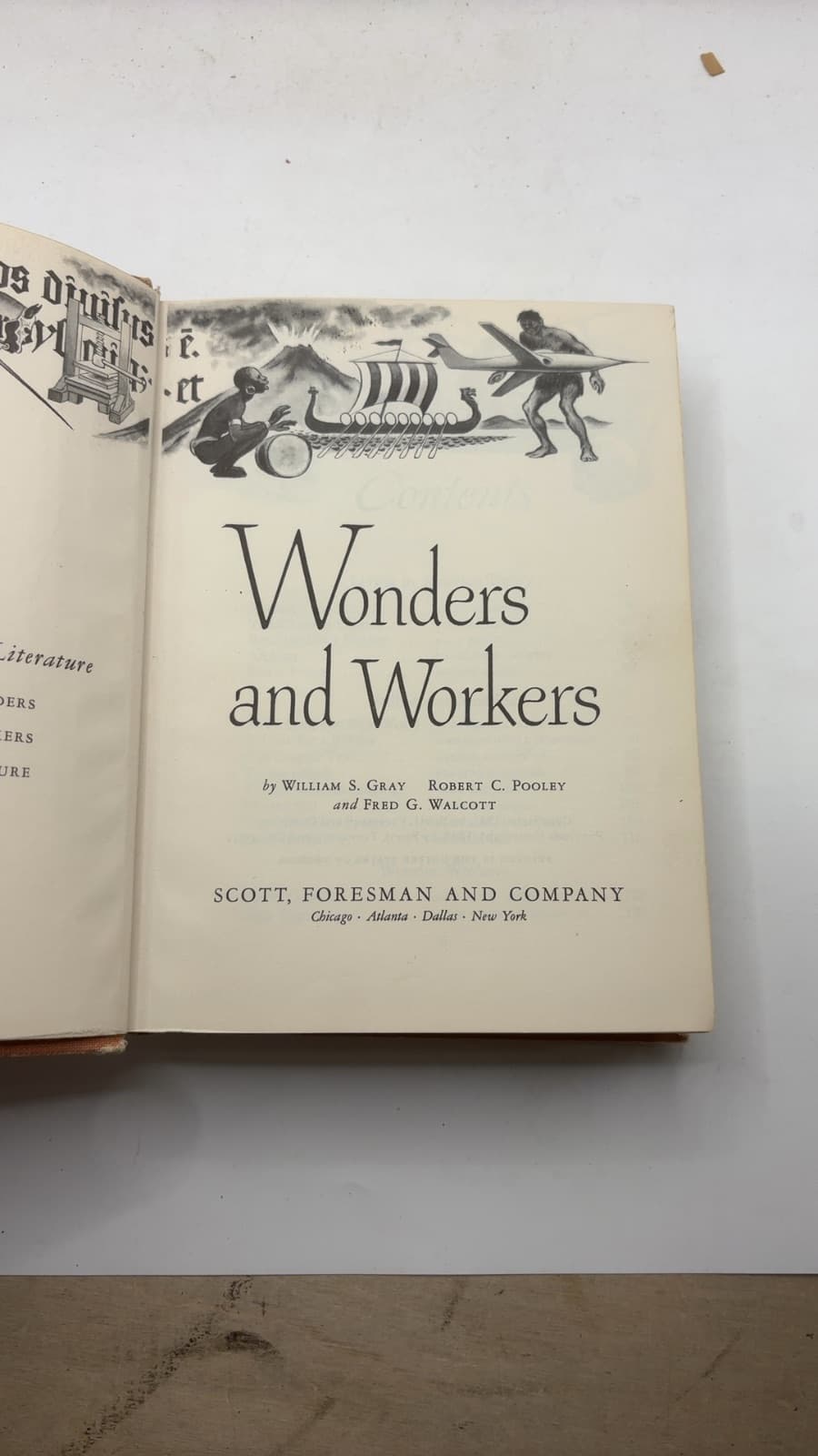 Wonders and Workers by William S. Gray, Robert C. Pooley, Fred G. Walcott - title page