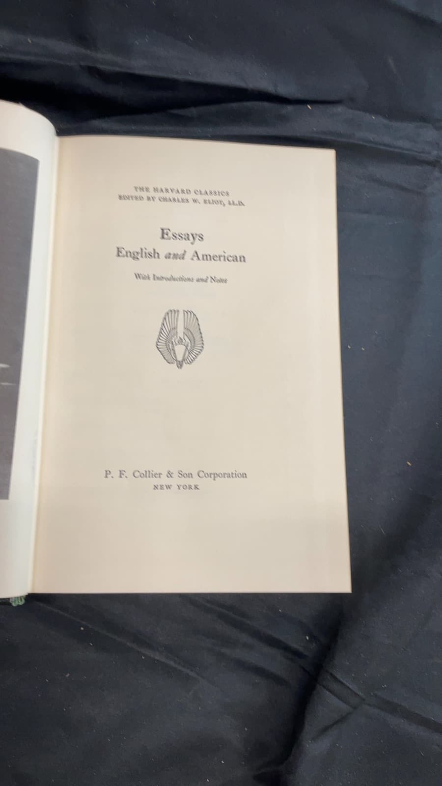 Essays English and American by Various Authors - title page