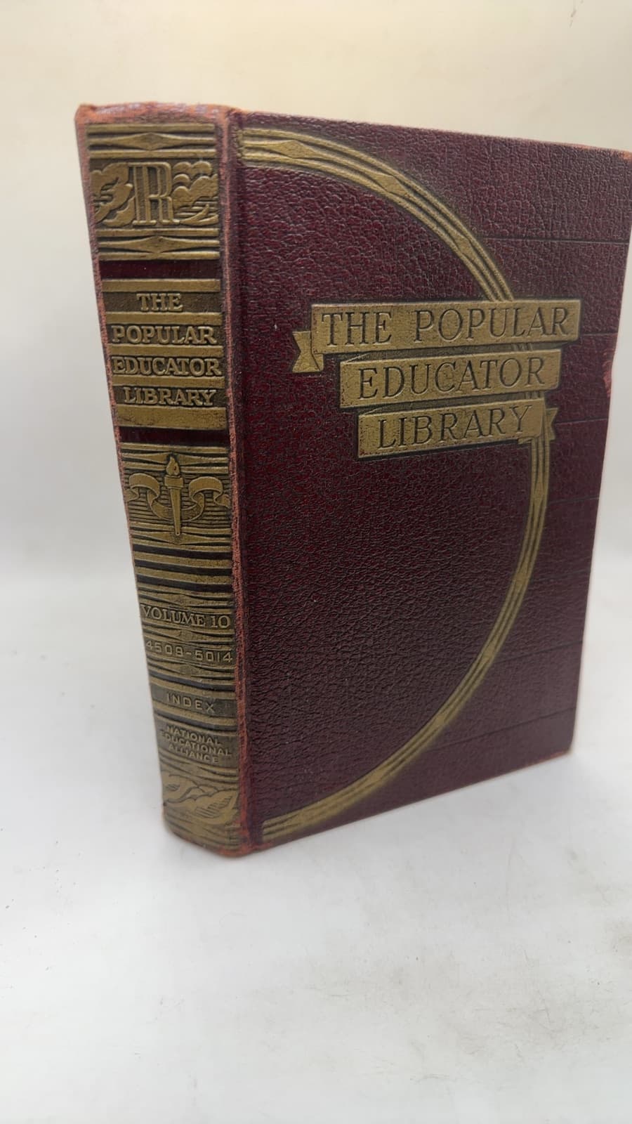The Popular Educator Library by Sixty-Three American Experts - front cover