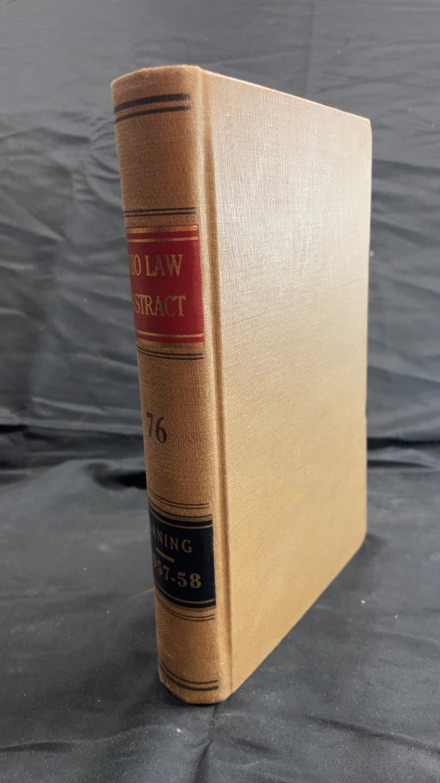 The Ohio Law Abstract Volume 76 by Sheldon R. Laning, Editor - front cover