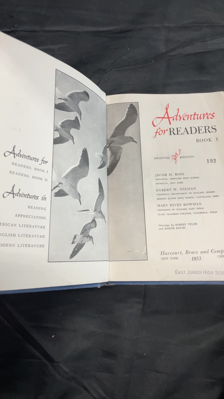 Adventures for Readers Book I by Jacob M. Ross, Egbert W. Nieman, Mary Rives Bowman - title page