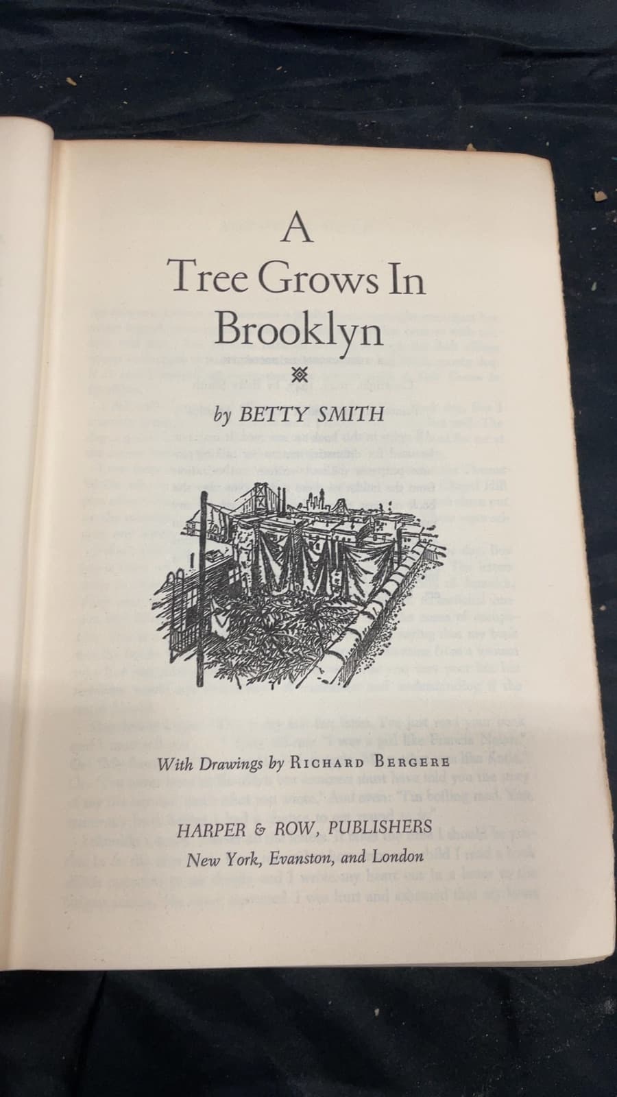 A Tree Grows In Brooklyn by Betty Smith - title page