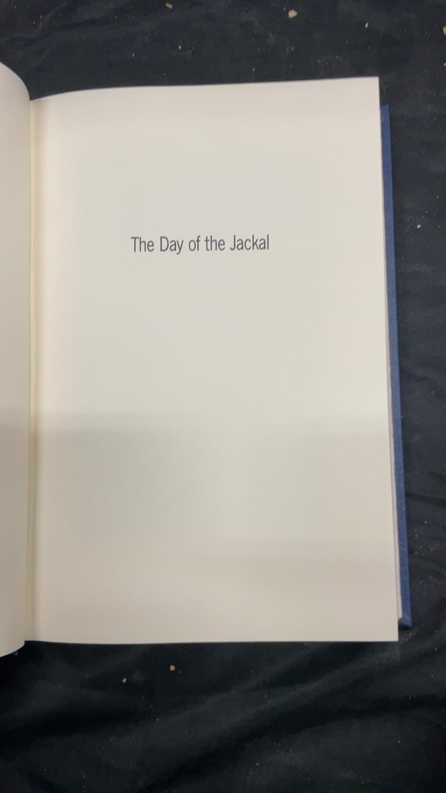 The Day of the Jackal by Frederick Forsyth - title page