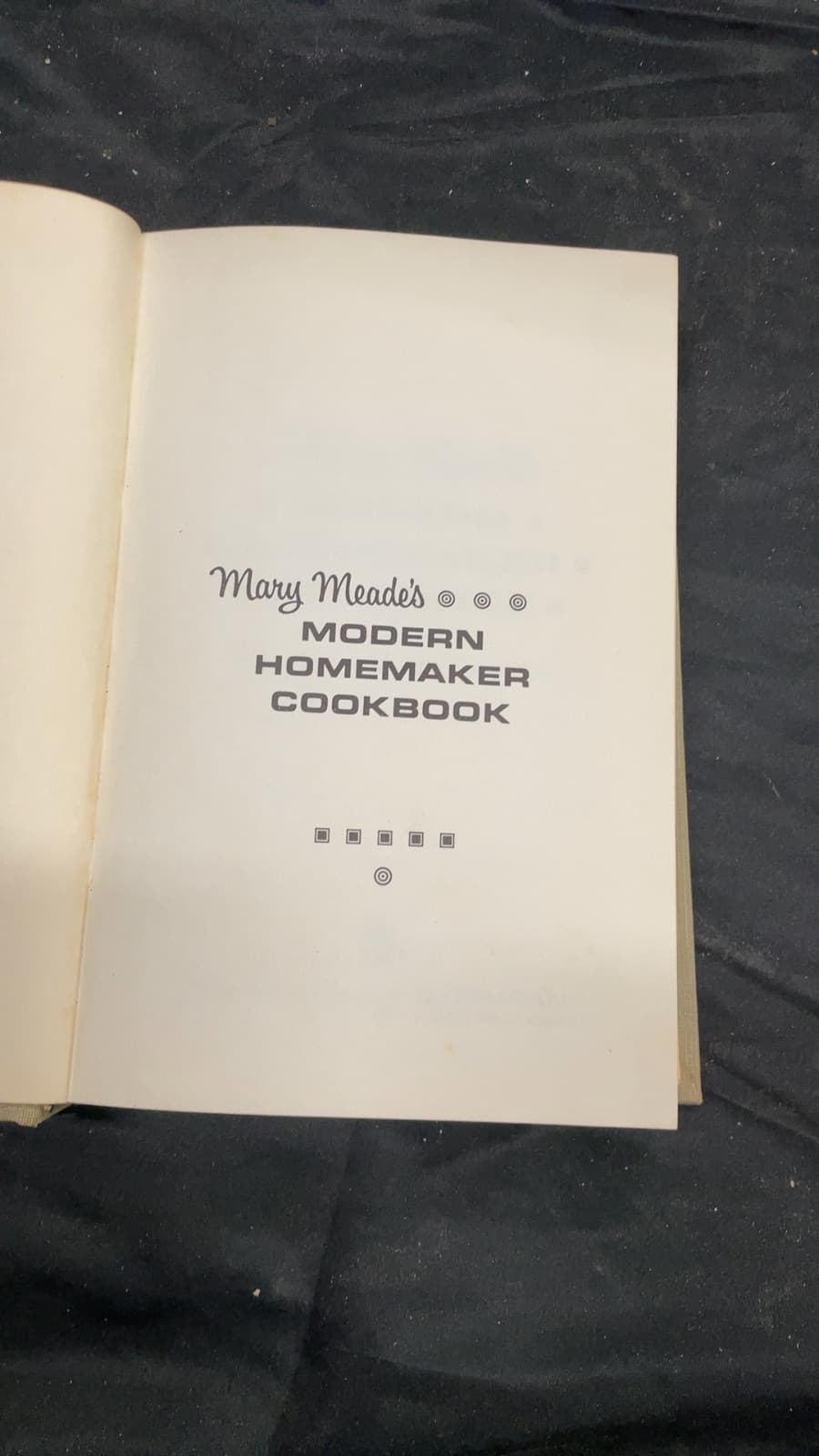 Mary Meade's Modern Homemaker Cookbook by Ruth Ellen Church - title page