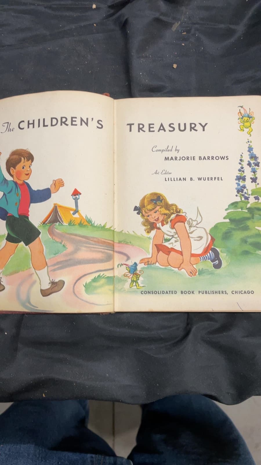 The Children's Treasury by Compiled by Marjorie Barrows - title page