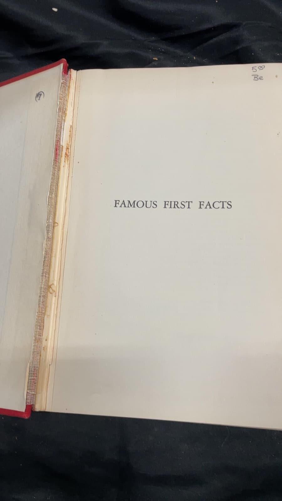 Famous First Facts by Joseph Nathan Kane - title page